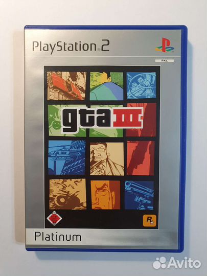 PS2. GTA 3. Лицензия (без карты и мануала)