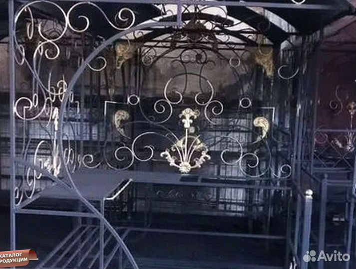 Мангал с крышей