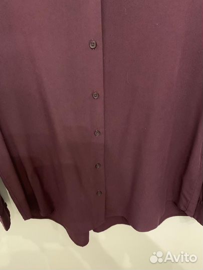 Рубащка женская Uniqlo бургунди р. 42-44