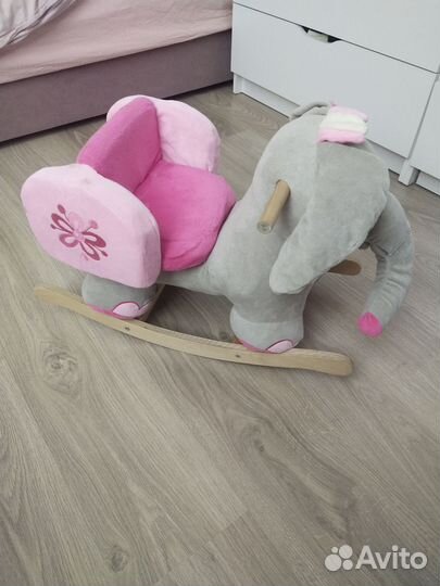Детская качалка слоник