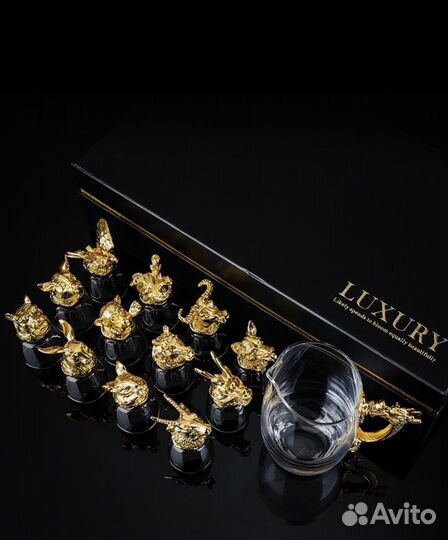 Подарочный набор рюмок бокалов посуды