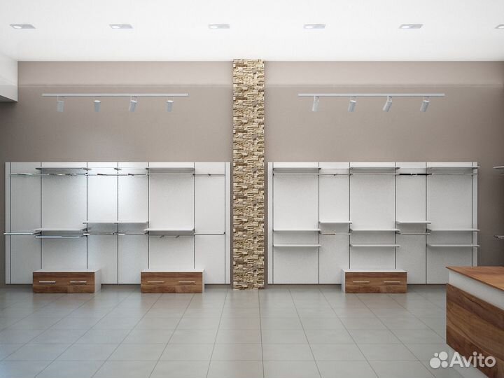 Торговое оборудование для магазина одежды