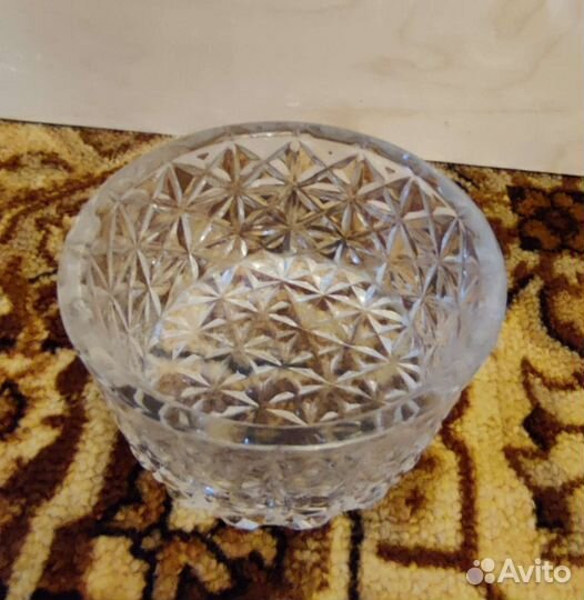 Ваза хрустальная для конфет