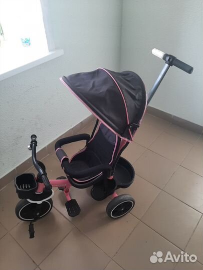 Трехколесный велосипед Kreiss с ручкой