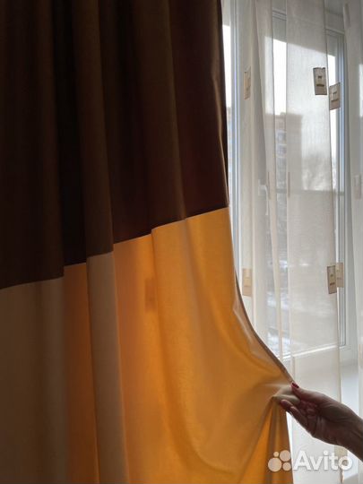 Комплект в спальню (шторы, тюль, покрывало, ламбре