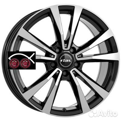 Rial M12X R20 9 5x112 ET42 CB66,5 Diamant black front polished