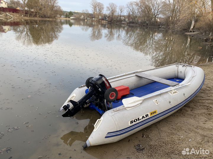 Лодка пвх нднд с мотором 9.8