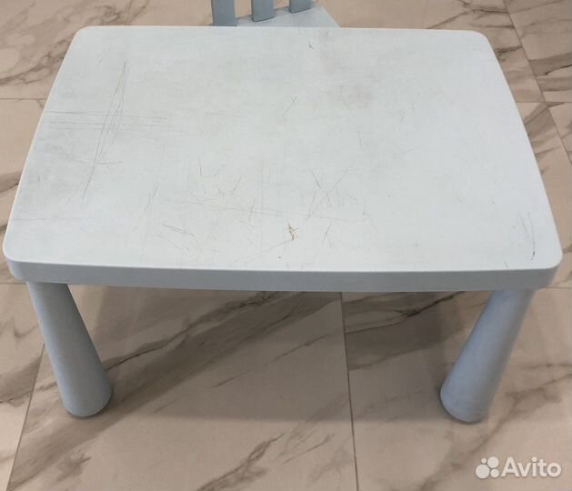 Детский стол со стулом IKEA
