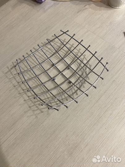 Ваза для фруктов металлическая