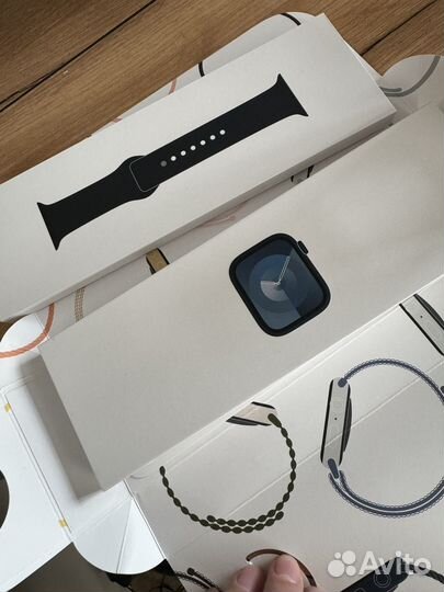 Часы apple watch 9 41 mm midnight