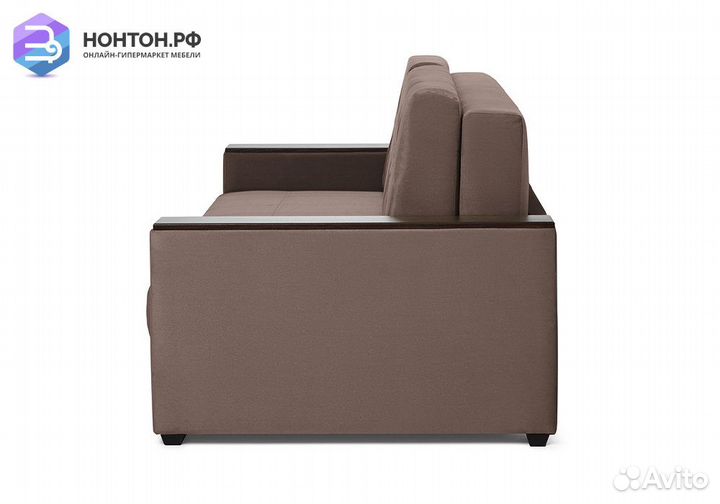 Диван еврокнижка Мадрид Lux кофе с молоком / корич