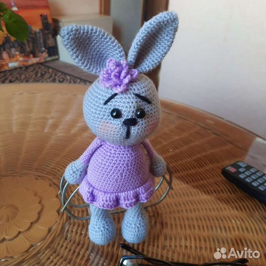 Мягкая игрушка заяц ручная работа