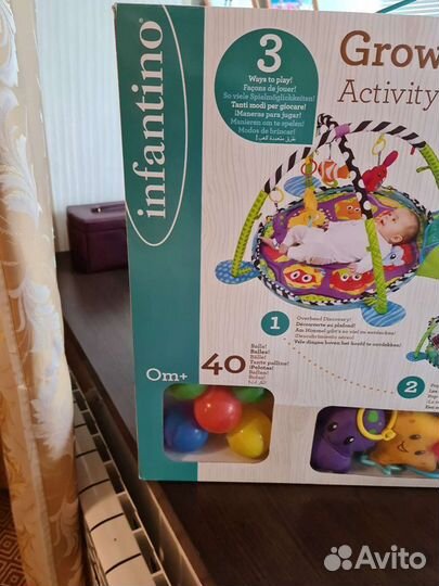 Игровой развивающий коврик