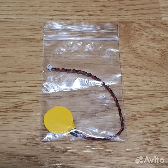 Батарейка cmos для биос CR2032 с коннектором 2 pin