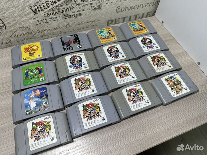 Картриджи Nintendo 64 (ntsc-j)