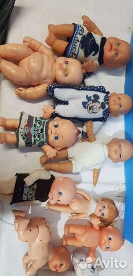 12 пупсов от 17см до 25см