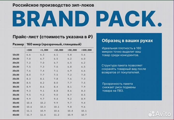 Пакеты зип лок с бегунком много видов и размеров