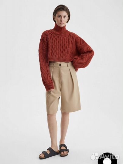 Шорты-бермуды с защипами aim clo (XS)