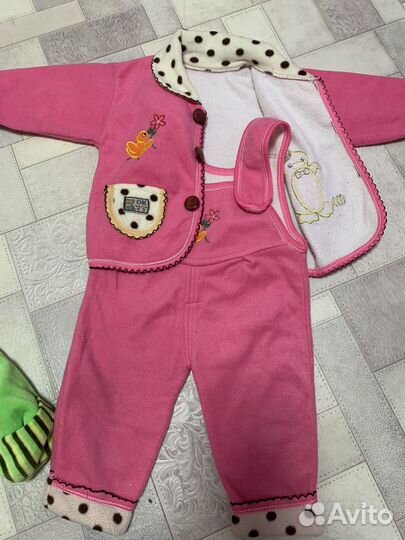 Пакет вещей на девочку от 0 до года