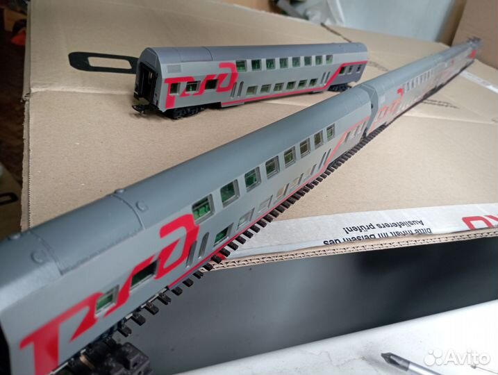 Поезд ржд 1/87 piko