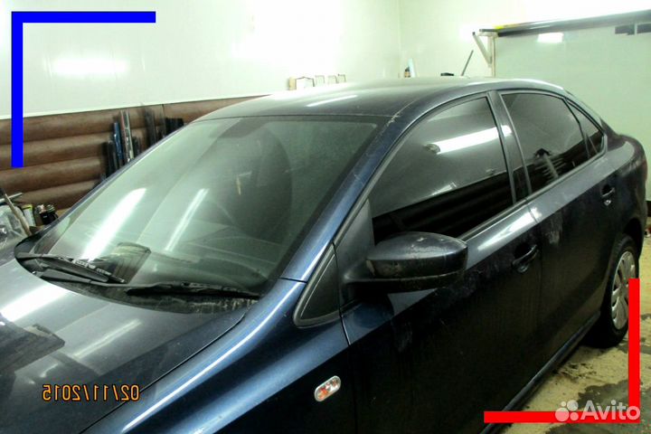 Съемная жесткая тонировка Audi A4 B6 (univ) 01-05