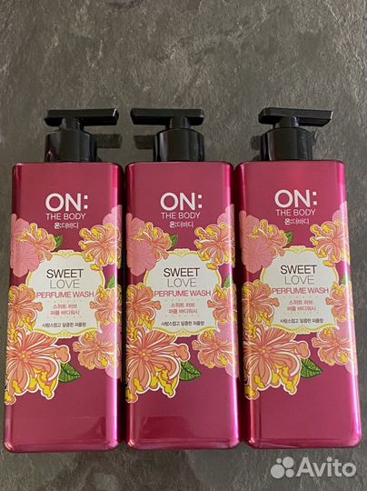 Гель для душа on the body