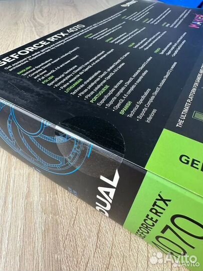 Новая Palit RTX 4070 Dual 12Gb с Гарантией