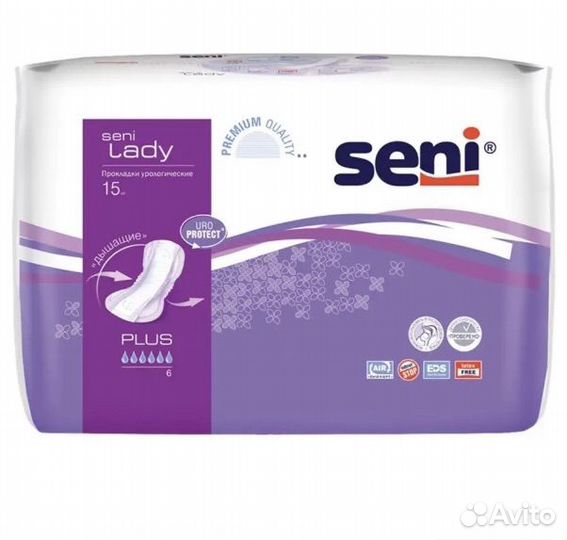 Прокладки урологические Seni lady plus