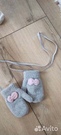 Шапки пакетом +варежки