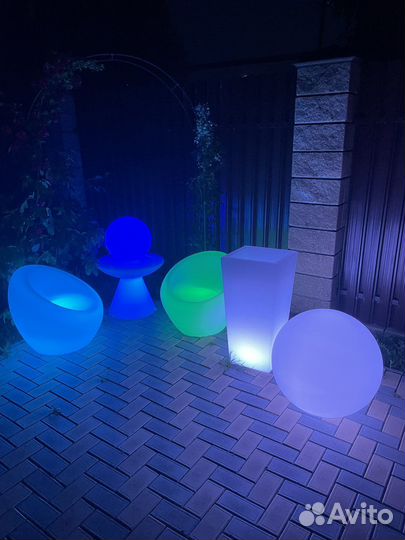 Садовый светильник декор на акб и от сети