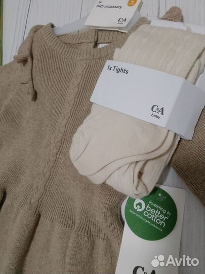 Платье для девочки 86 новое