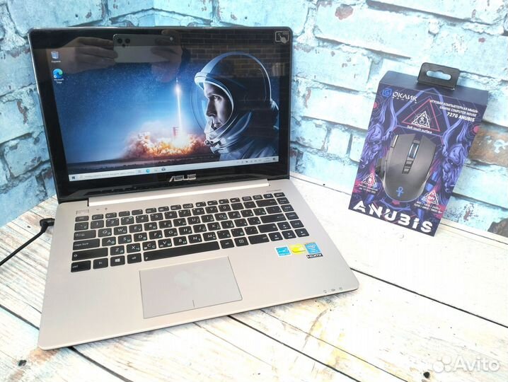 Сенсорный asus на i5/ RAM 4/ GT 740M/ SSD