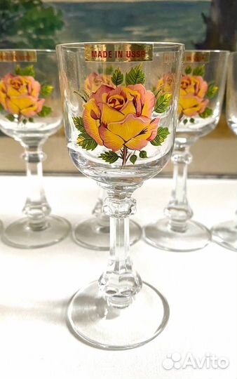 Набор рюмок времён СССР. Новые