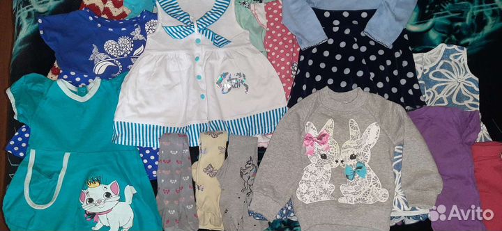 Одежда для девочки пакетом 80, 86, 92