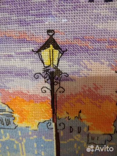 Картина вышитая крестом