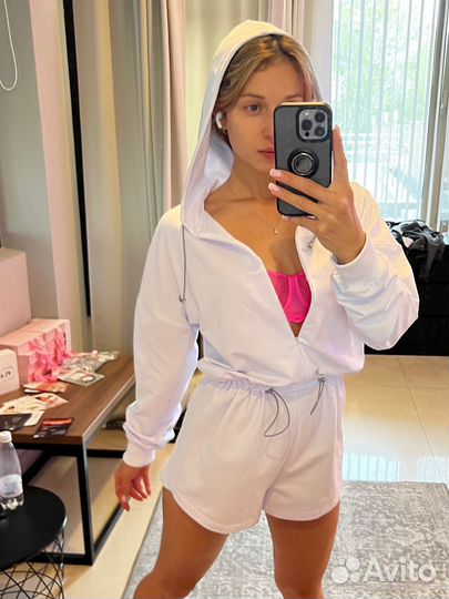 Комбинезон шорты с капюшоном из 100 хлопка