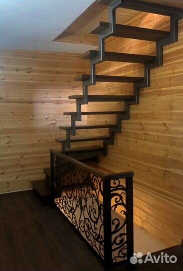 Перила для лестниц кованные
