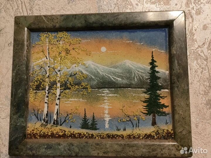 Картины в нат камне