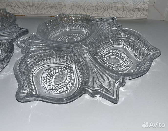 Менажница стекло