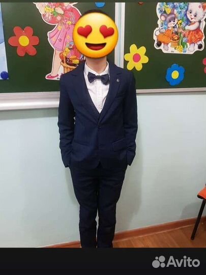 Пиджак для мальчика 140