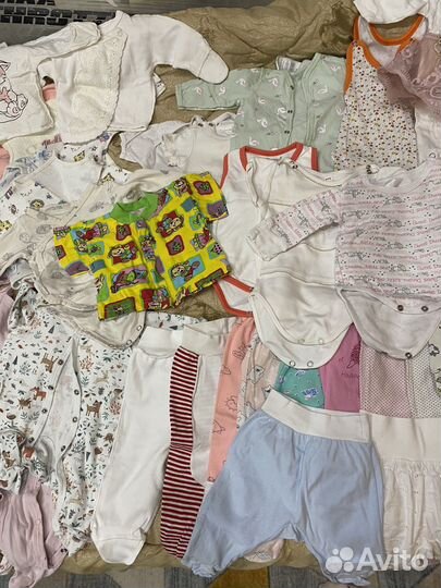 Вещи пакетом 56 62 68 размер