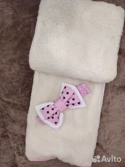 Конверт на выписку меховой