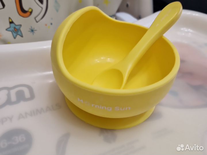 Детская посуда для кормления силиконовая