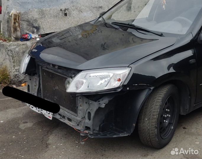 Капот и крыло на гранту