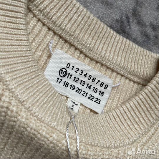 Свитер Maison Margiela бежевый