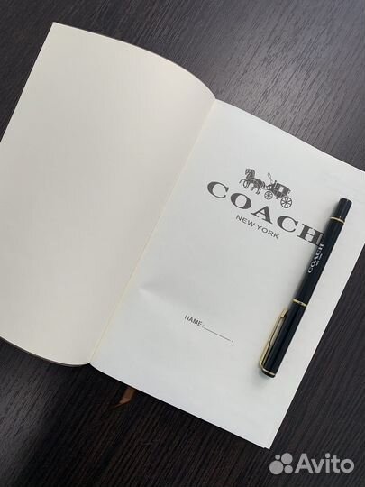 Ежедневник с ручкой Coach