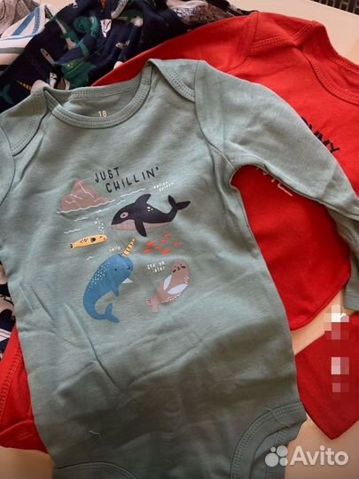 Боди с длинным рукавом 74р