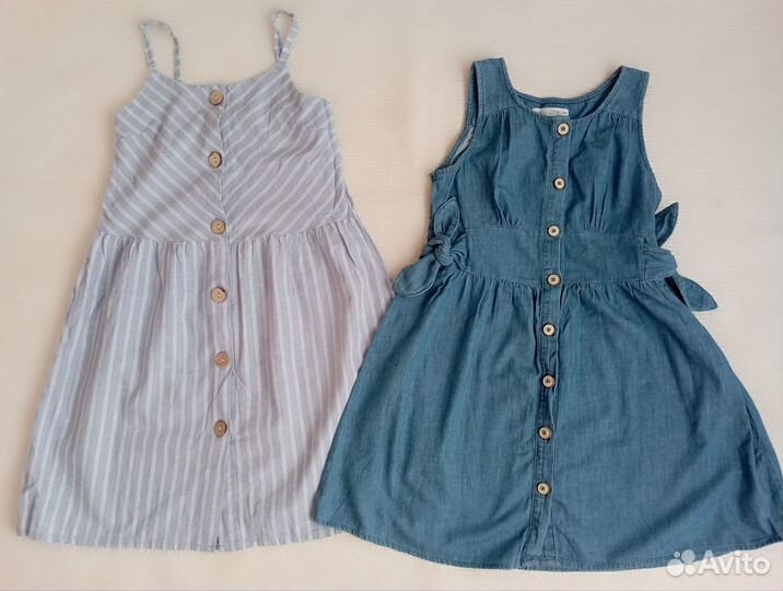 Джинсовые платья Zara, GJ, сарафан HM(10-12 лет)