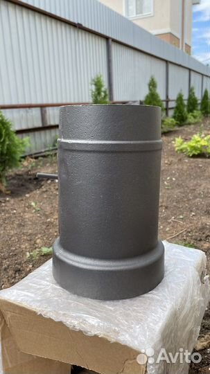 Стартовый дымоход 115-136 с ревизией и шибером