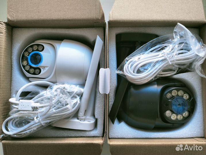 Камера видеонаблюдения уличная поворотная - 4мп